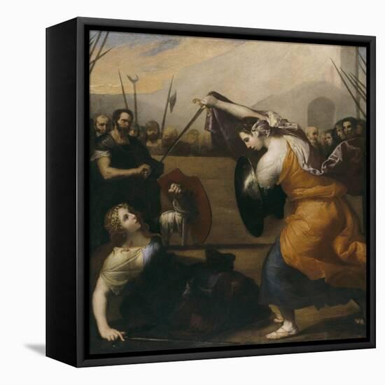 Duel of Women-José de Ribera-Framed Premier Image Canvas