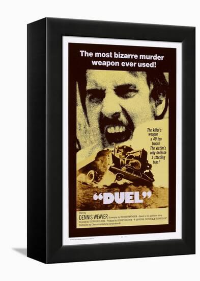 Duel-null-Framed Stretched Canvas