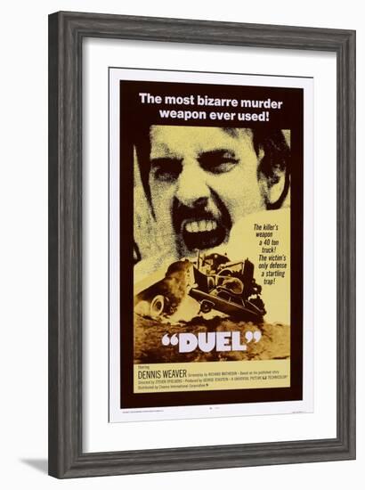 Duel-null-Framed Art Print