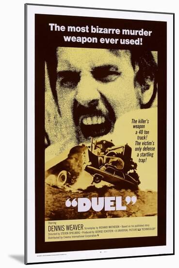 Duel-null-Mounted Art Print