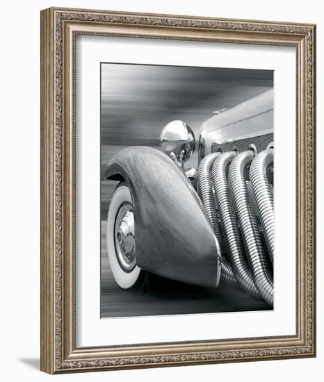 Duesenberg in Motion-Richard James-Framed Art Print