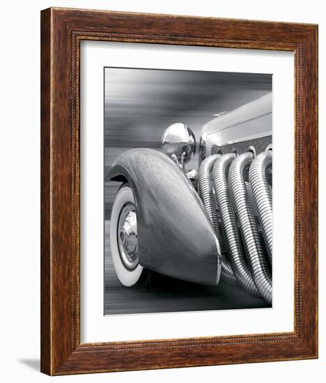 Duesenberg in Motion-Richard James-Framed Art Print