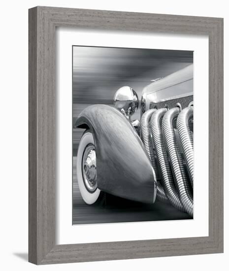 Duesenberg in Motion-Richard James-Framed Art Print