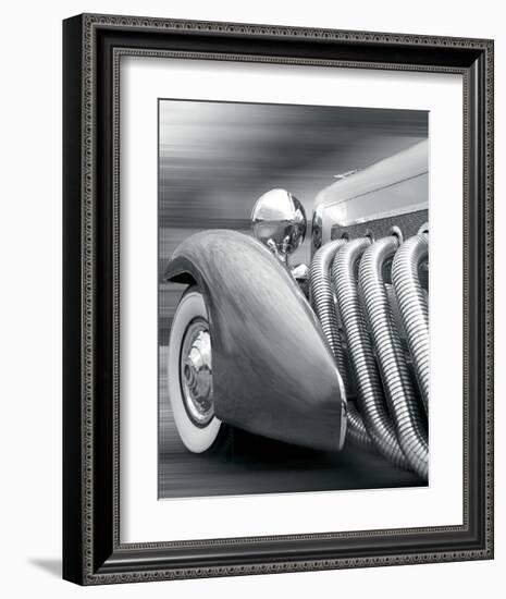 Duesenberg in Motion-Richard James-Framed Art Print