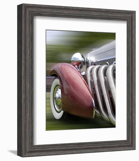 Duesenberg in Motion-Richard James-Framed Art Print