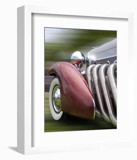 Duesenberg in Motion-Richard James-Framed Art Print