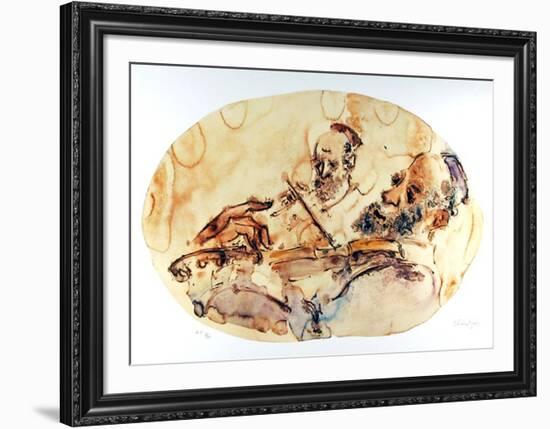 Duet-Chaim Gross-Framed Limited Edition