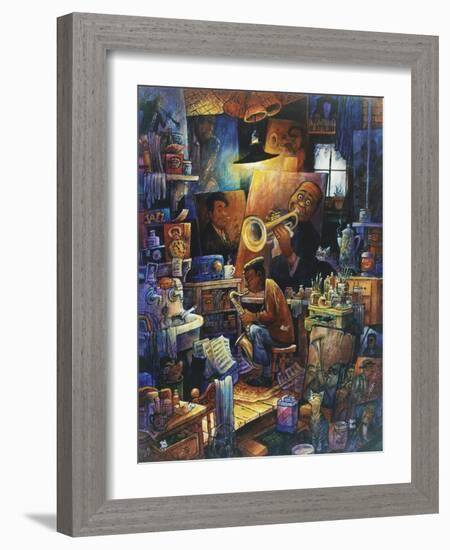 Duet-Bill Bell-Framed Giclee Print