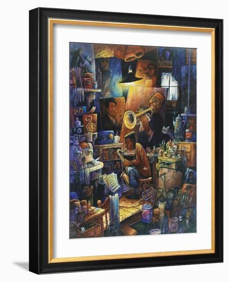 Duet-Bill Bell-Framed Giclee Print