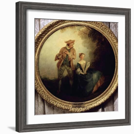 Duet-Nicolas Lancret-Framed Giclee Print