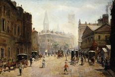 A Bustling Street Scene-Dufaug G.A.-Giclee Print