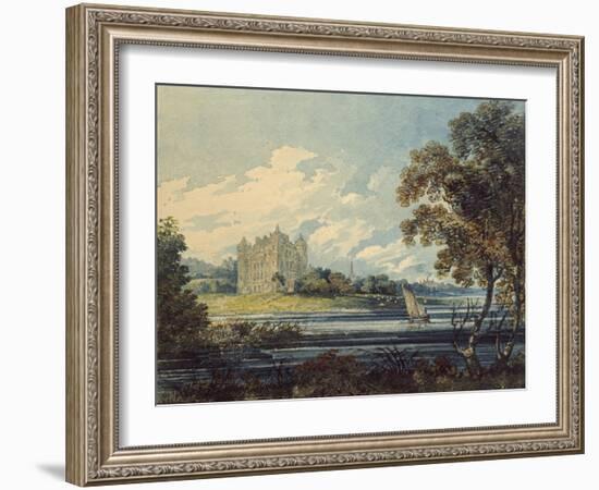 Duff House, Banff, 1794 (Watercolour, with Some Scratching Out, over Indications in Graphite)-Thomas Girtin-Framed Giclee Print