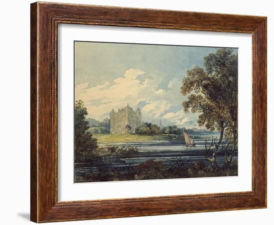 Duff House, Banff, 1794 (Watercolour, with Some Scratching Out, over Indications in Graphite)-Thomas Girtin-Framed Giclee Print