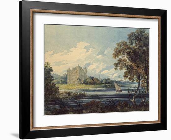 Duff House, Banff, 1794 (Watercolour, with Some Scratching Out, over Indications in Graphite)-Thomas Girtin-Framed Giclee Print