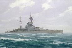 HMS Hood, 1919-Duff Tollemache-Framed Premier Image Canvas