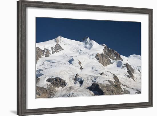 Dufourspitze from the Gornergrat, Valais, Switzerland-Rainer Mirau-Framed Photographic Print