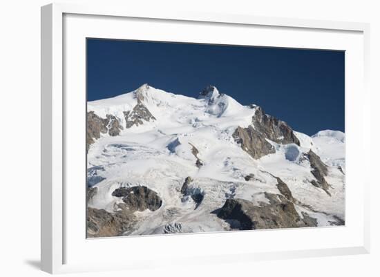 Dufourspitze from the Gornergrat, Valais, Switzerland-Rainer Mirau-Framed Photographic Print