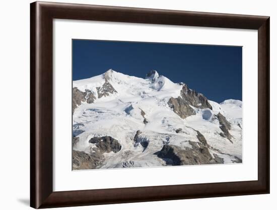 Dufourspitze from the Gornergrat, Valais, Switzerland-Rainer Mirau-Framed Photographic Print