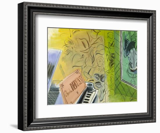 Dufy: Claude Debussy, 1952-Raoul Dufy-Framed Giclee Print