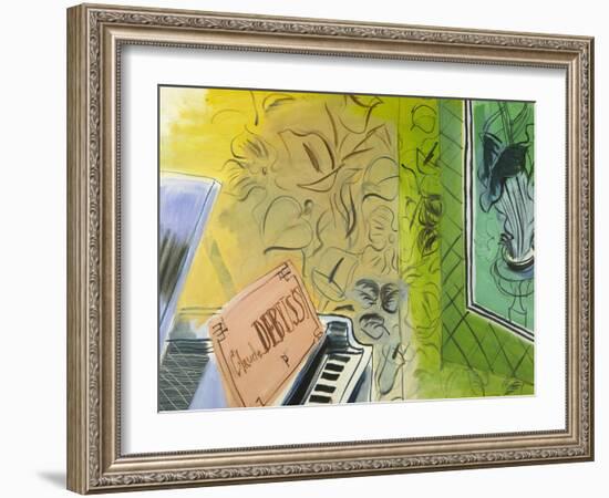 Dufy: Claude Debussy, 1952-Raoul Dufy-Framed Giclee Print