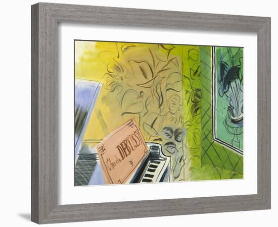 Dufy: Claude Debussy, 1952-Raoul Dufy-Framed Giclee Print