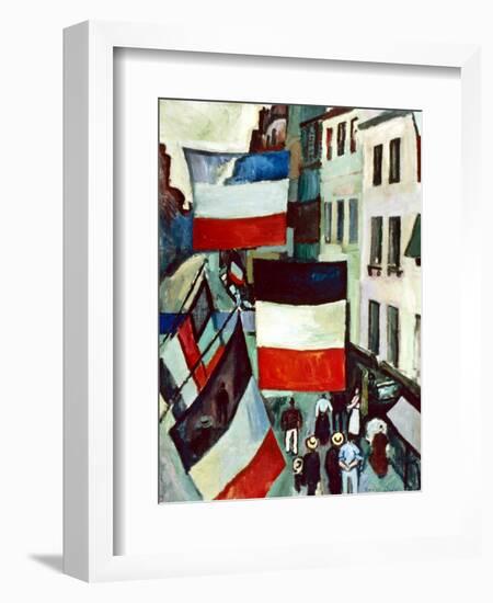 Dufy: Flags, 1906-Raoul Dufy-Framed Giclee Print