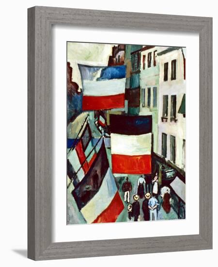 Dufy: Flags, 1906-Raoul Dufy-Framed Giclee Print