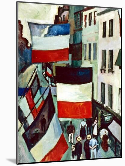 Dufy: Flags, 1906-Raoul Dufy-Mounted Giclee Print