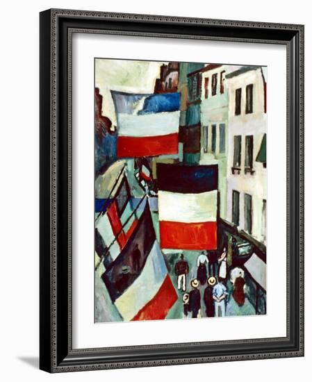 Dufy: Flags, 1906-Raoul Dufy-Framed Giclee Print