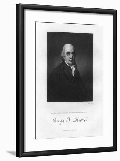 Dugald Stewart (1753-182), Scottish Philosopher, 19th Century-WH Ligars-Framed Giclee Print