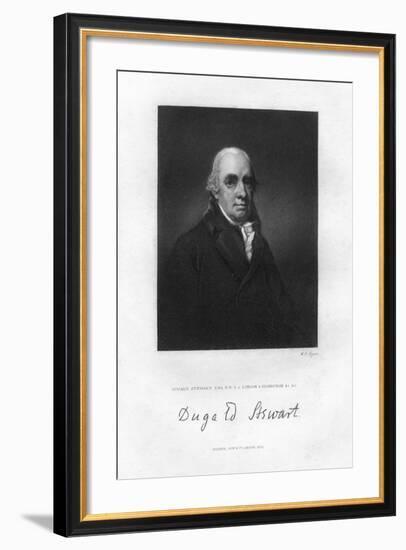 Dugald Stewart (1753-182), Scottish Philosopher, 19th Century-WH Ligars-Framed Giclee Print