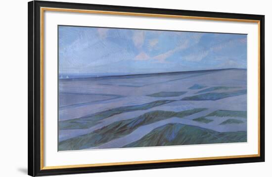 Duinlandschap-Piet Mondrian-Framed Art Print