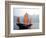 Duk Ling Junk Boat Sails in Victoria Harbor, Hong Kong, China-Russell Gordon-Framed Photographic Print