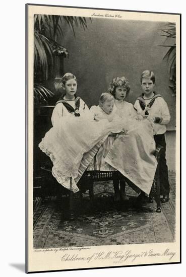 Duke and Duchess of York's Five Eldest Children-Ralph Dersingham-Mounted Art Print