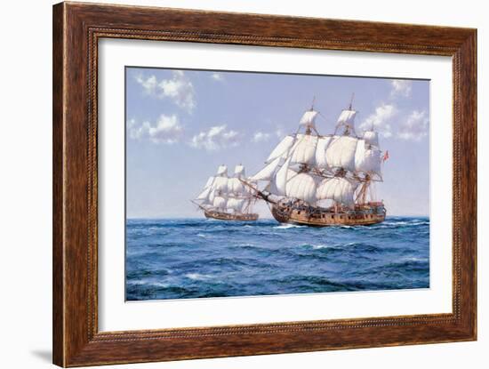 Duke and Duchess-Montague Dawson-Framed Art Print