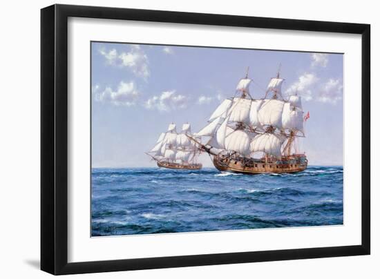 Duke and Duchess-Montague Dawson-Framed Art Print