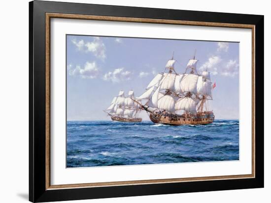 Duke and Duchess-Montague Dawson-Framed Art Print