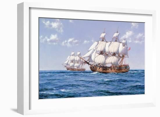 Duke and Duchess-Montague Dawson-Framed Art Print