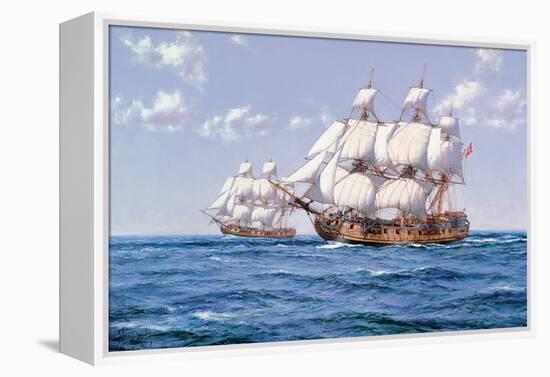 Duke and Duchess-Montague Dawson-Framed Stretched Canvas