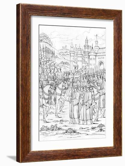 Duke at Ghent-null-Framed Art Print