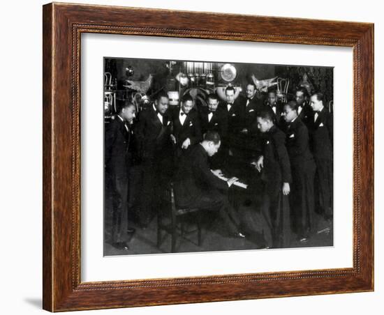 Duke Ellington and Cotton Club Orchestra, 1930-Science Source-Framed Giclee Print