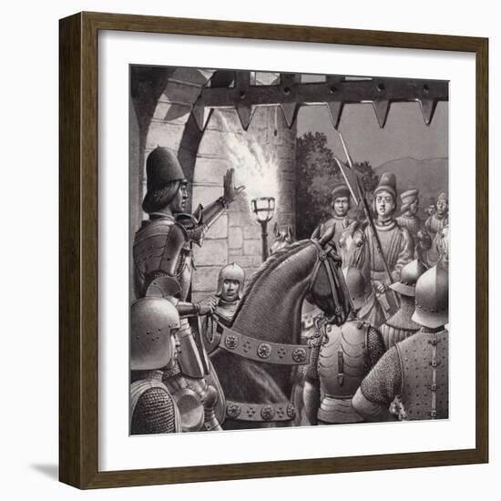 Duke Federigo Locked Out of Urbino-Pat Nicolle-Framed Giclee Print