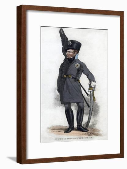 Duke of Brunswick Oels, 1810-J Chapman-Framed Giclee Print