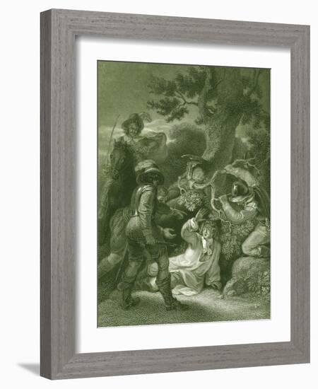 Duke of Monmouth Taken after the Battle of Sedgemoor-Ludwig Deutsch-Framed Giclee Print