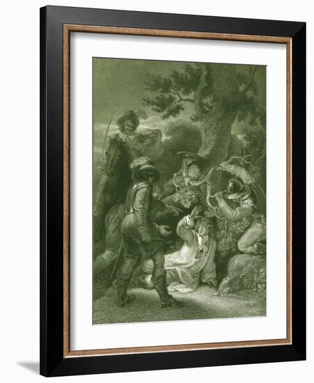 Duke of Monmouth Taken after the Battle of Sedgemoor-Ludwig Deutsch-Framed Giclee Print