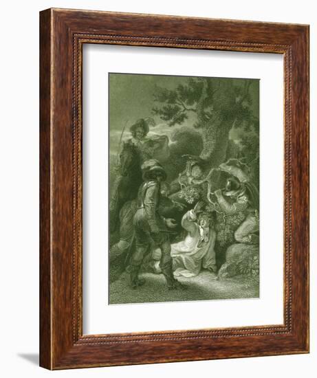 Duke of Monmouth Taken after the Battle of Sedgemoor-Ludwig Deutsch-Framed Giclee Print