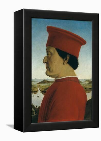 Duke of Urbino, Battista Sforza-Piero della Francesca-Framed Stretched Canvas