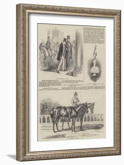 Duke of Wellington-Sir John Gilbert-Framed Giclee Print