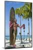 Duke Paoa Kahanamoku, Waikiki Beach, Honolulu, Oahu, Hawaii, United States of America, Pacific-Michael DeFreitas-Mounted Photographic Print