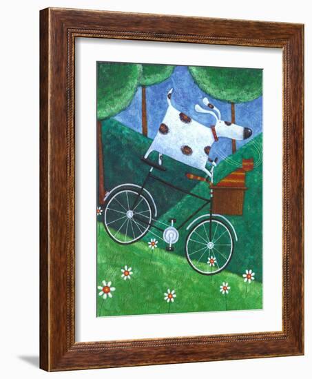 Duke's Bike Ride-Peter Adderley-Framed Art Print